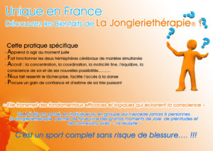 Flyer découverte de la Jongleriethérapie verso