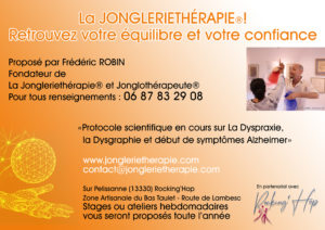 Flyer découverte de la Jongleriethérapie